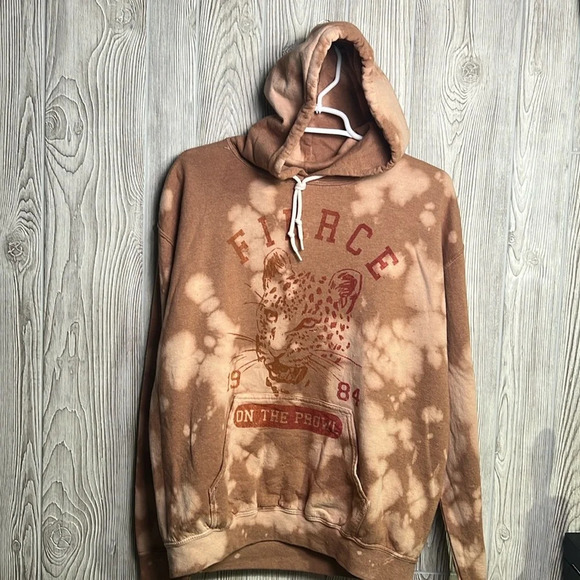 Goodies Two sleeves tie-dye fierce hoodie sweatshirt size small - Picture 1 of 4